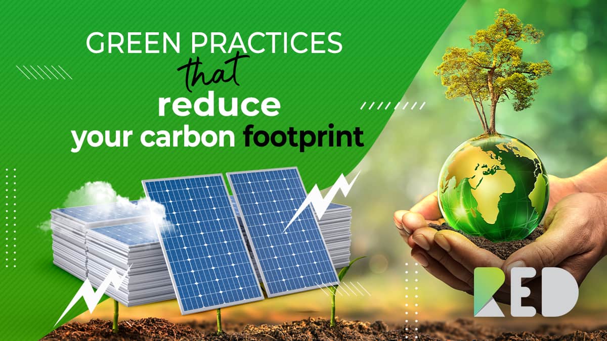 Green practices that reduce your carbon footprint